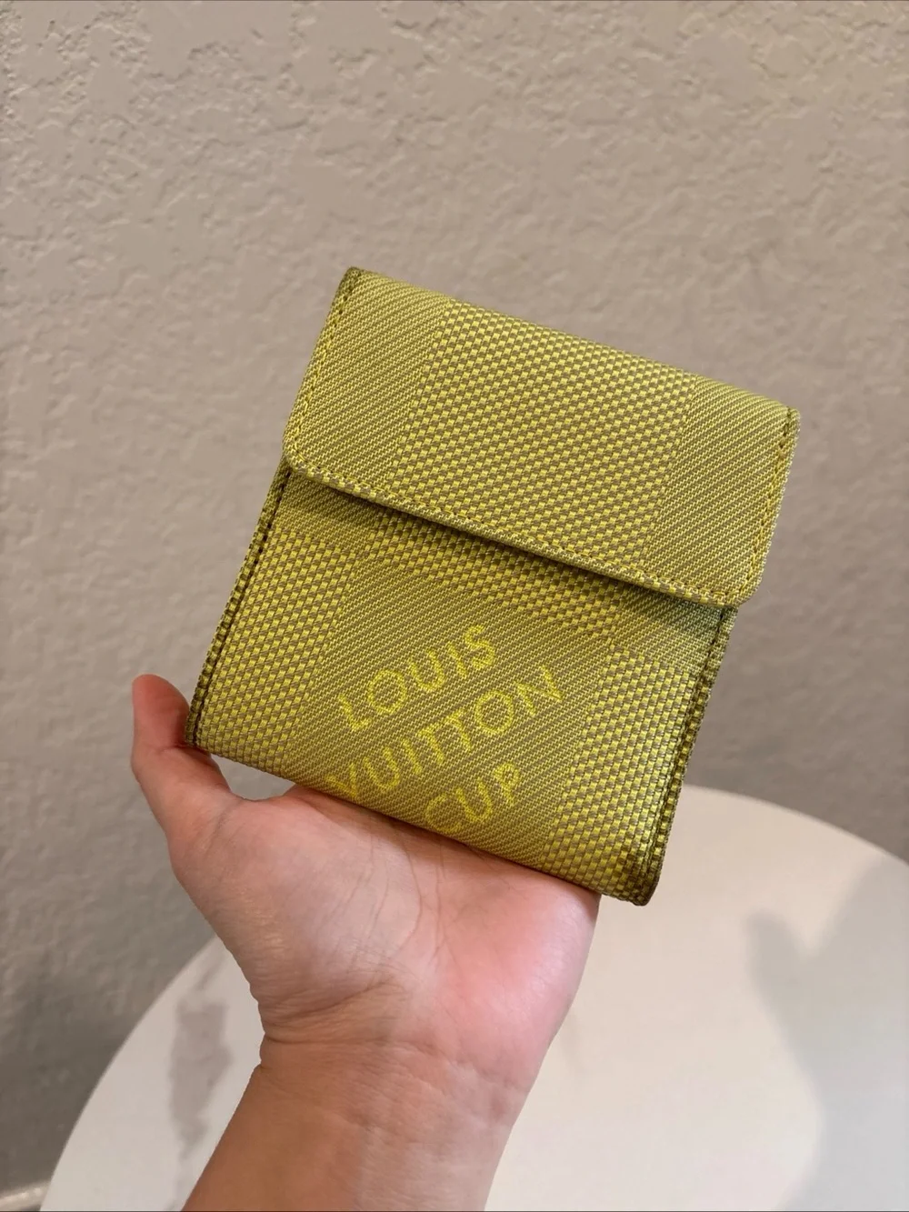 Louis Vuitton Cup Damier Geant Canvas Wallet